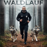 Schwarzer Hoodie mit Kapuze und Kängurutasche – Komfort Fit